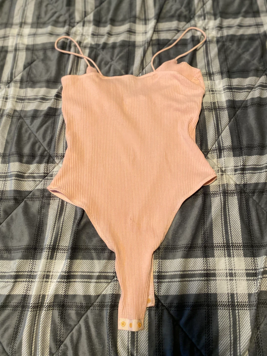 SHEIN Pink Ribbed Bodysuit Size XL - photo 3