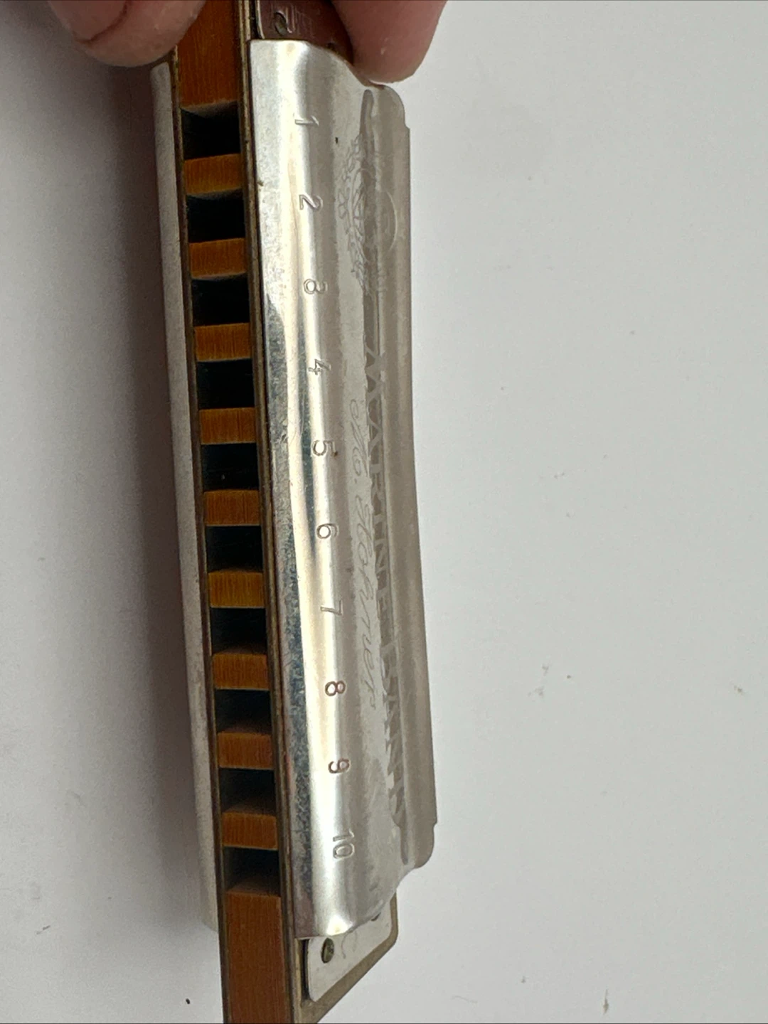 Vtg M. Hohner Marine Band Harmonica Key No. A440 Made in Germany - photo 3
