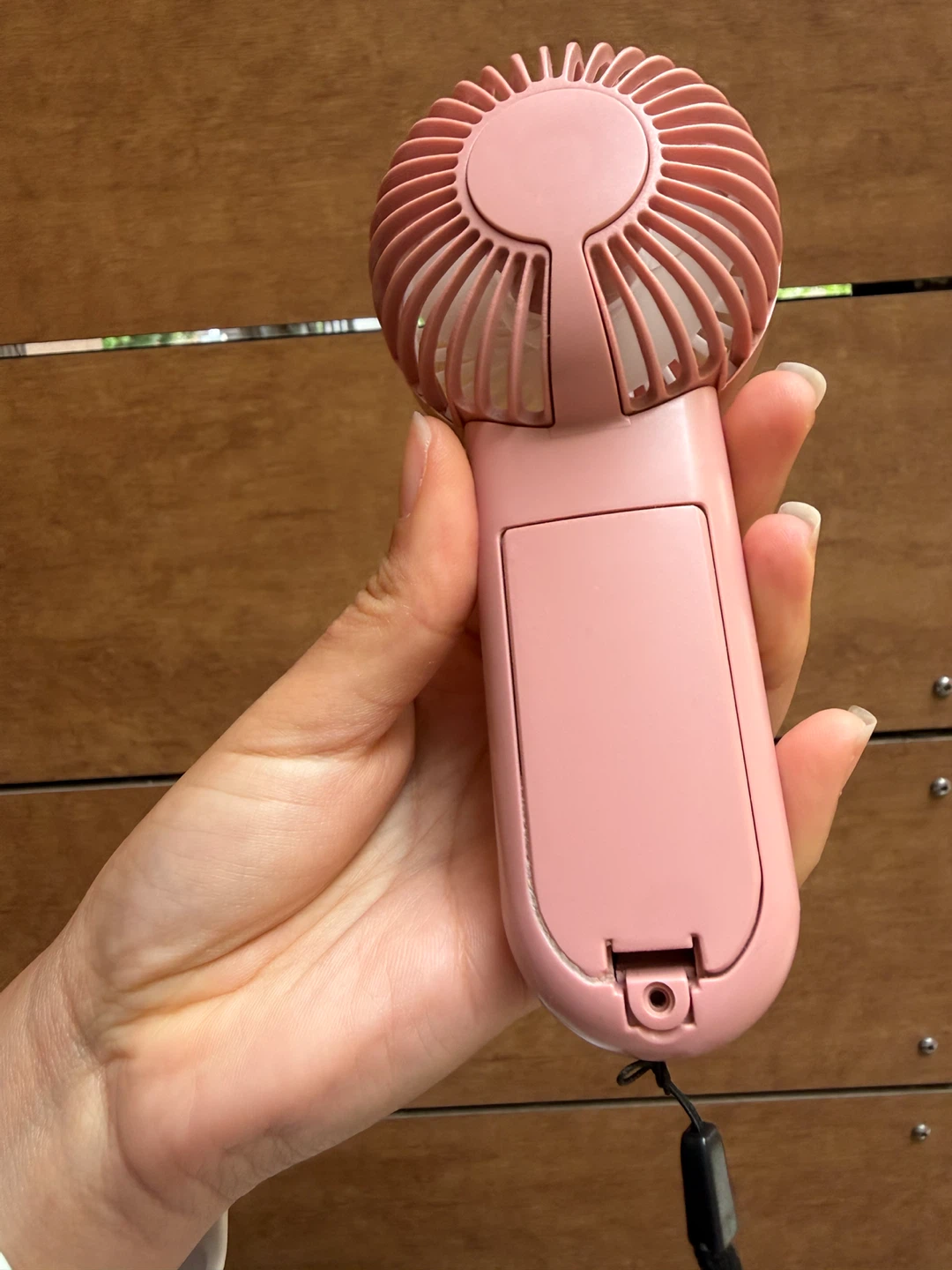 Pink Handheld Fan - photo 3