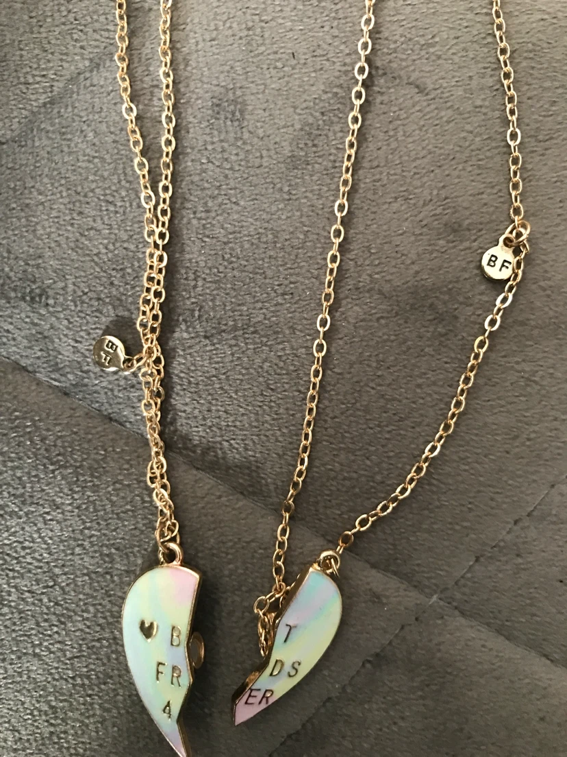 Best Friends Broken Heart Necklaces - photo 2