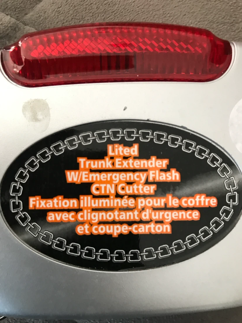 Lited Trunk Extender W/Emergency Flash CTN Cutter