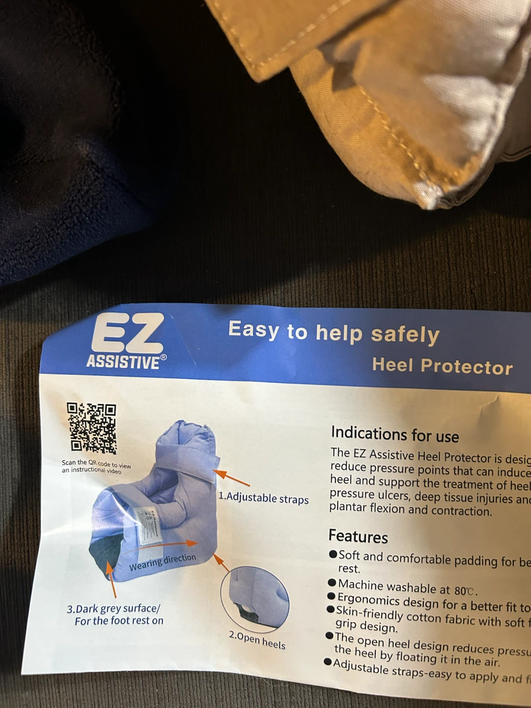 EZ Assistive Heel Protector Cast shower sock cast sock - photo 3