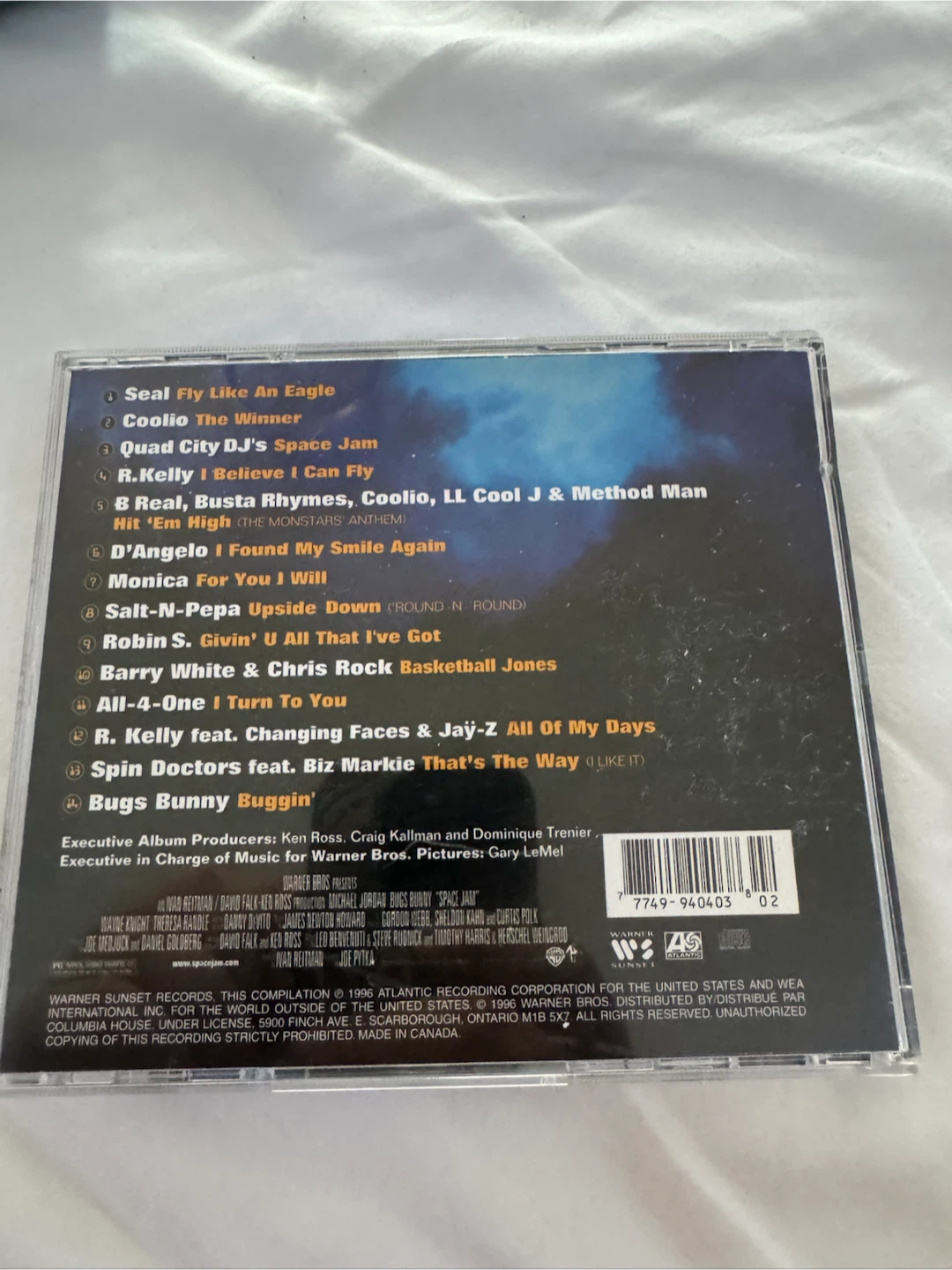 Space Jam – Original 1996 Audio CD - photo 3