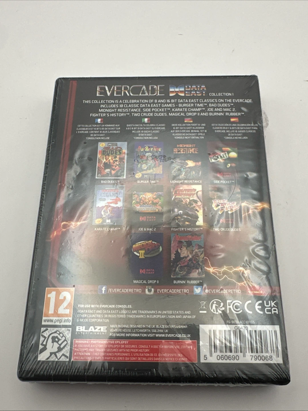 Evercade Data East Collection 1 Multi Game Cartridge - photo 2