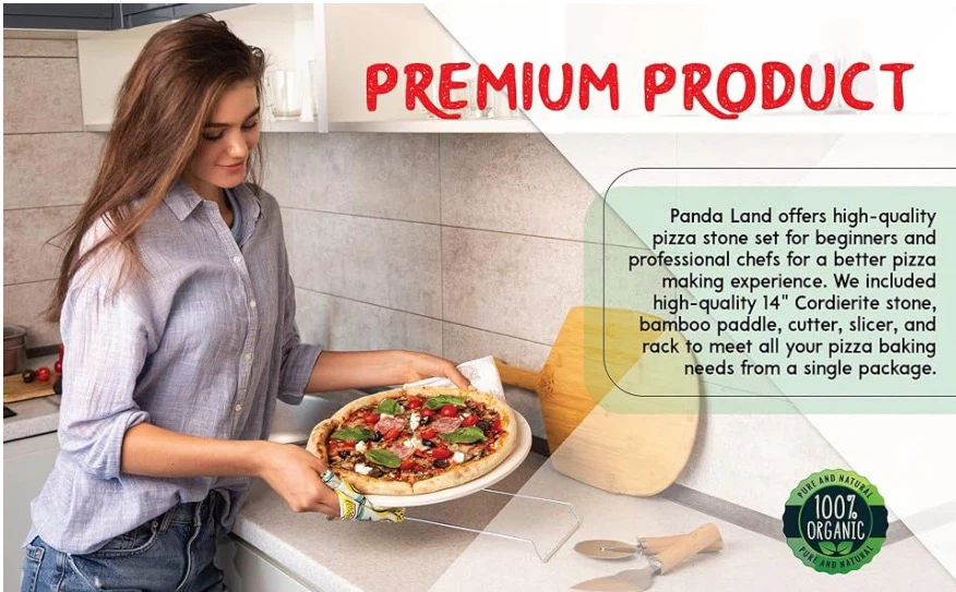 Panda Land Luxury Bamboo Pizza Set - photo 2