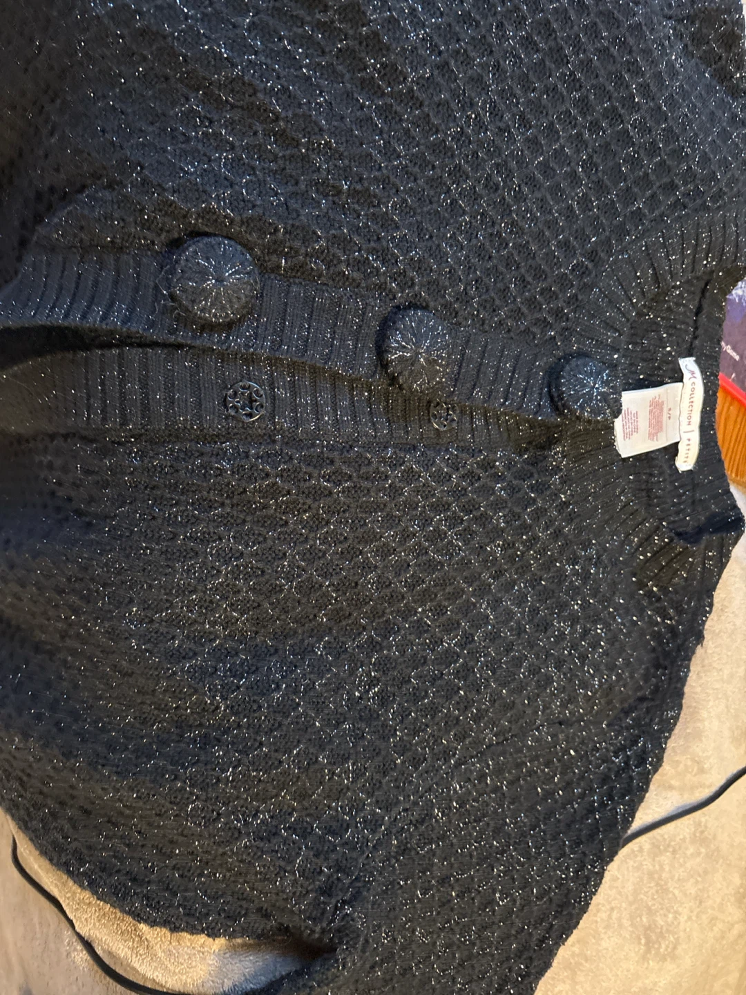 Black Petite Cardigan - photo 3