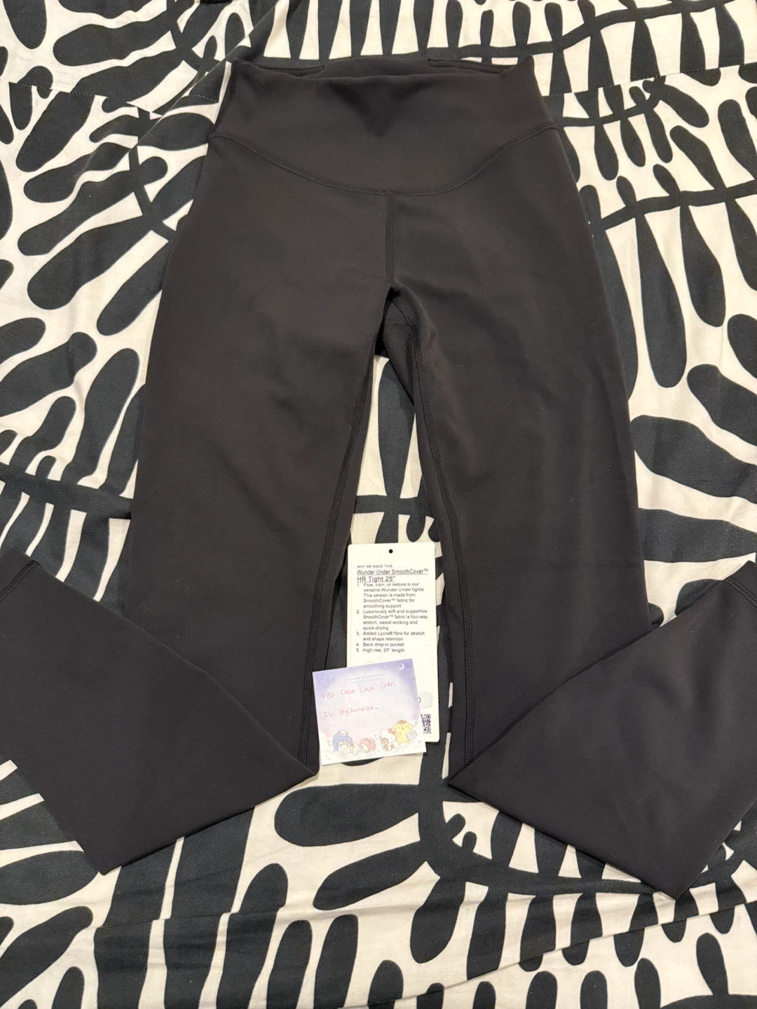 Lululemon Wunder Under SmoothCover Black Leggings