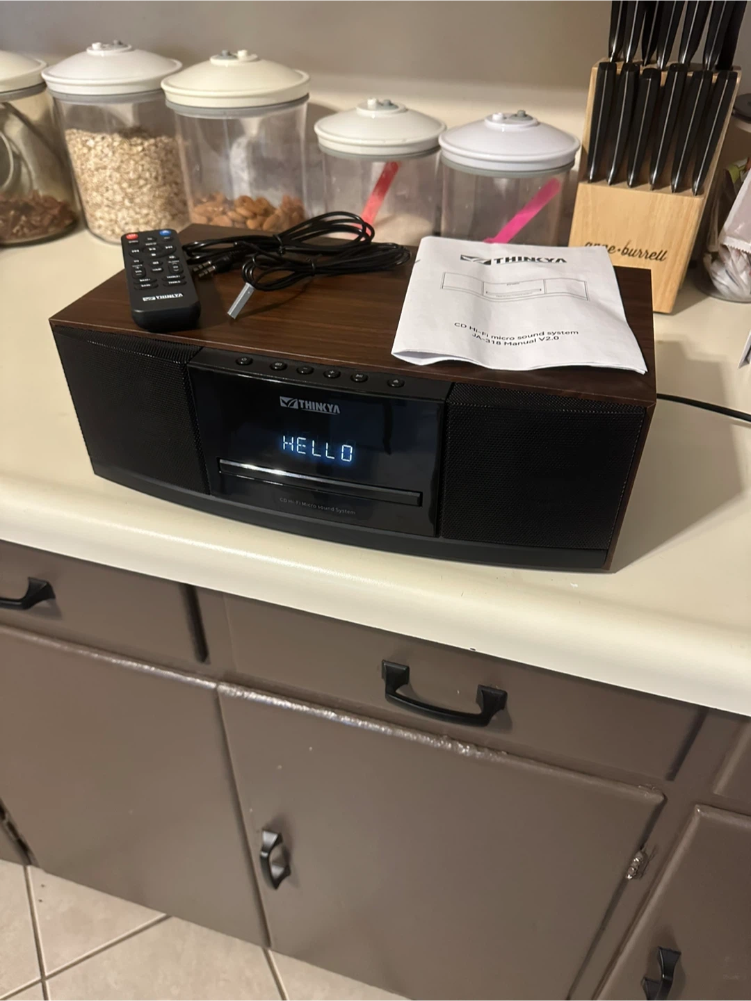 THINKYA CD Hi-Fi Micro Sound System JA-318 - photo 3