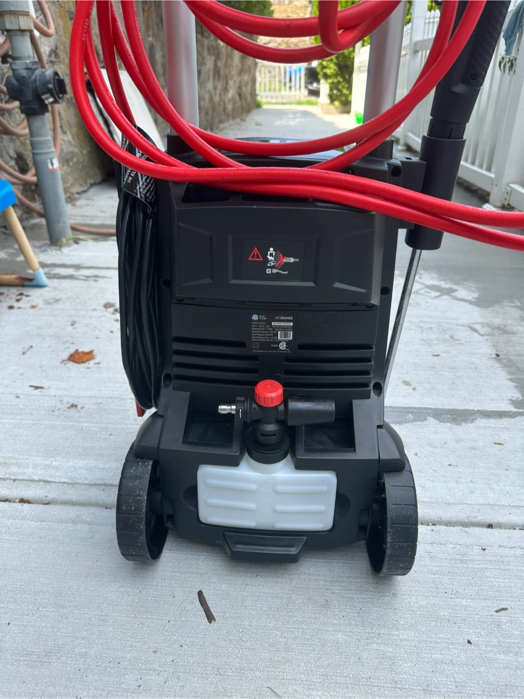 Blue Clean Pressure Washer 1.6 GPM 2150 PSI - photo 4
