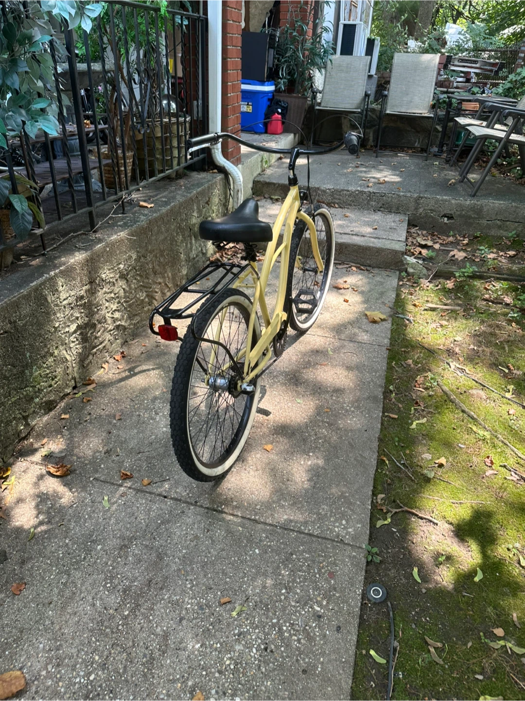 Yellow Cruiser Bicycle with Rack - photo 3