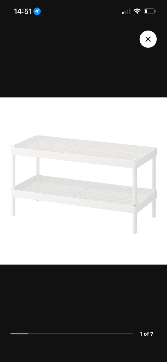 IKEA MACKAPÄR Shoe Rack (three together)