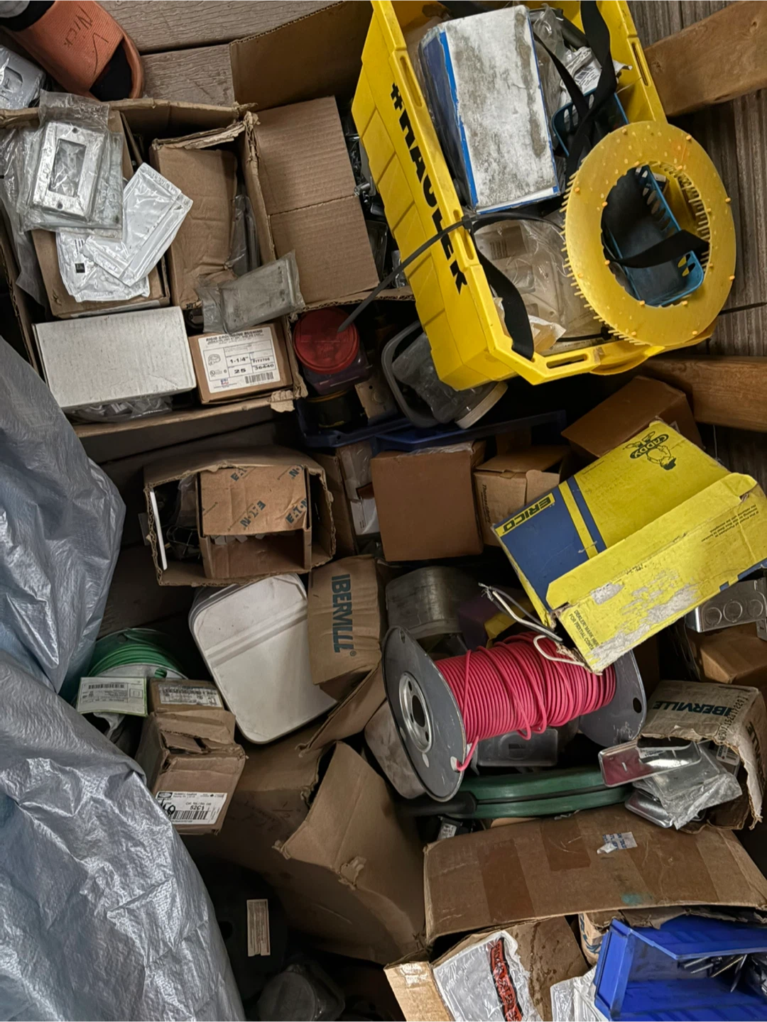 Assorted Electrical Components and Wire Spools - photo 2