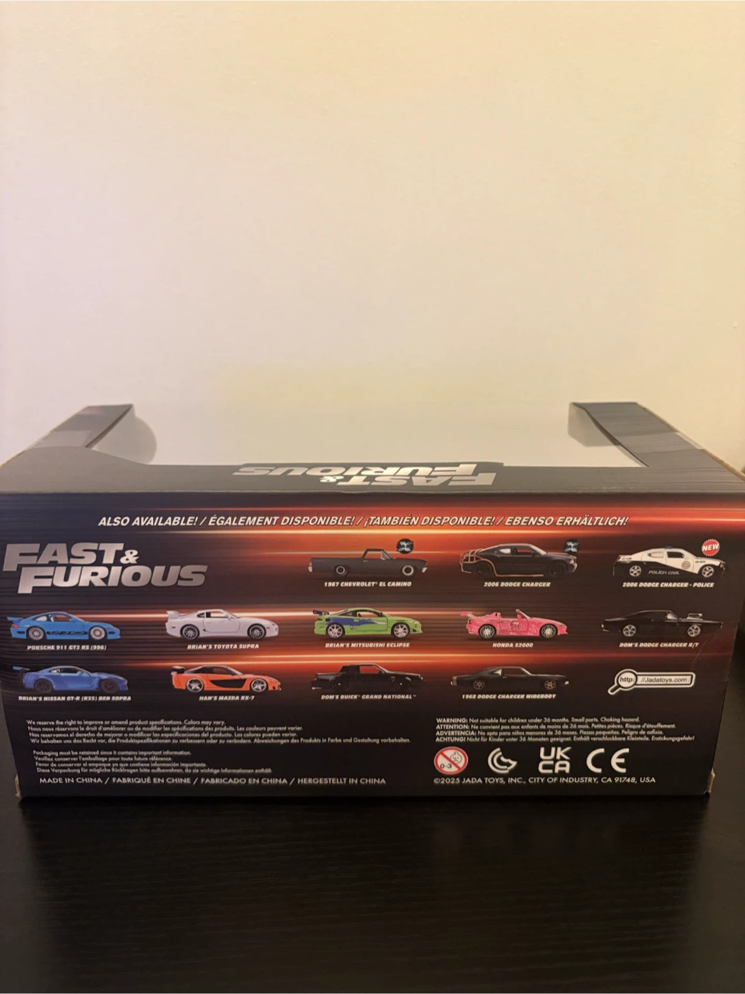 Fast & Furious Brian's Nissan Skyline GT-R (R34) Die-Cast Car - photo 4