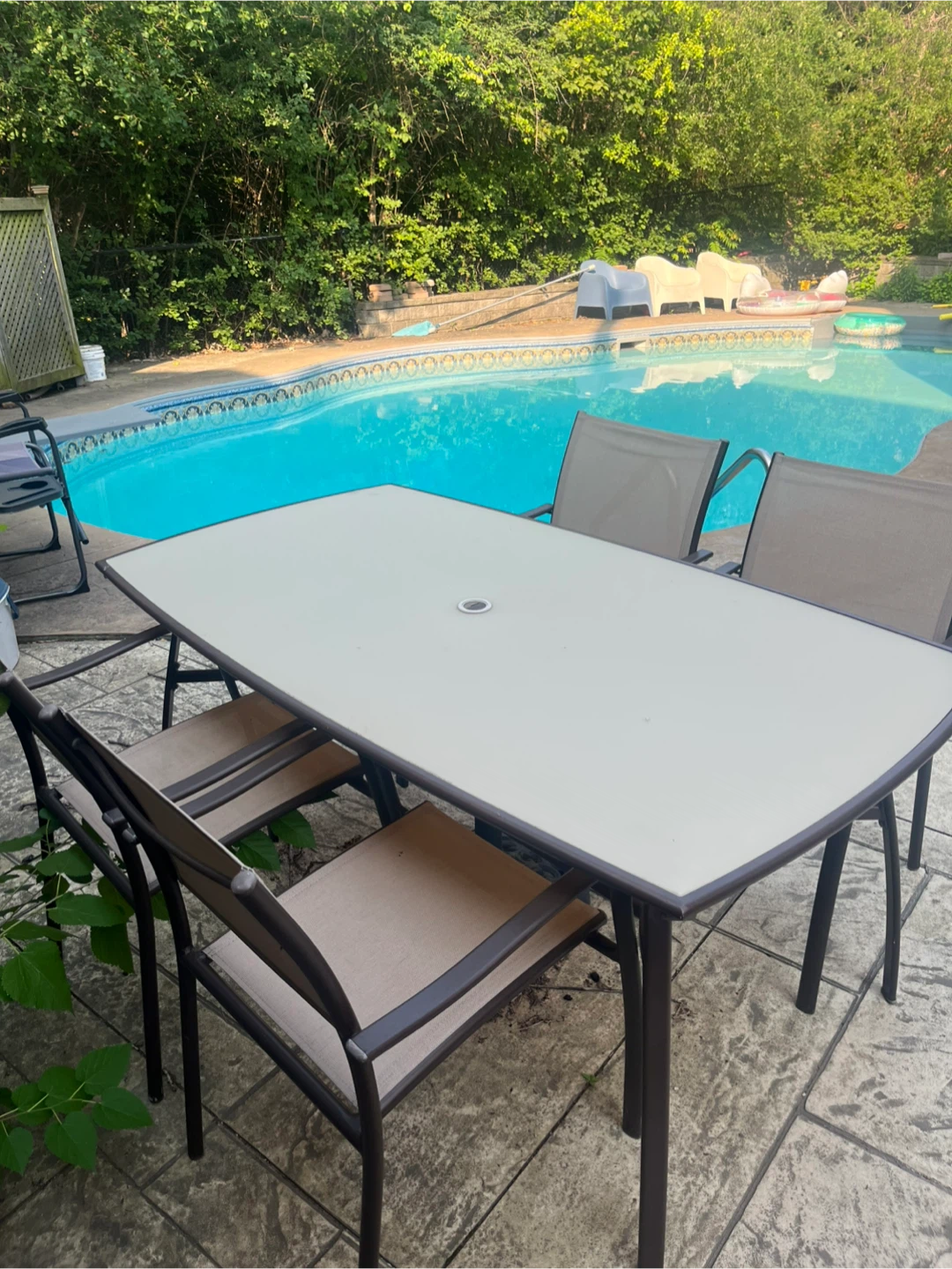 Patio Dining Set with Table and Chairs