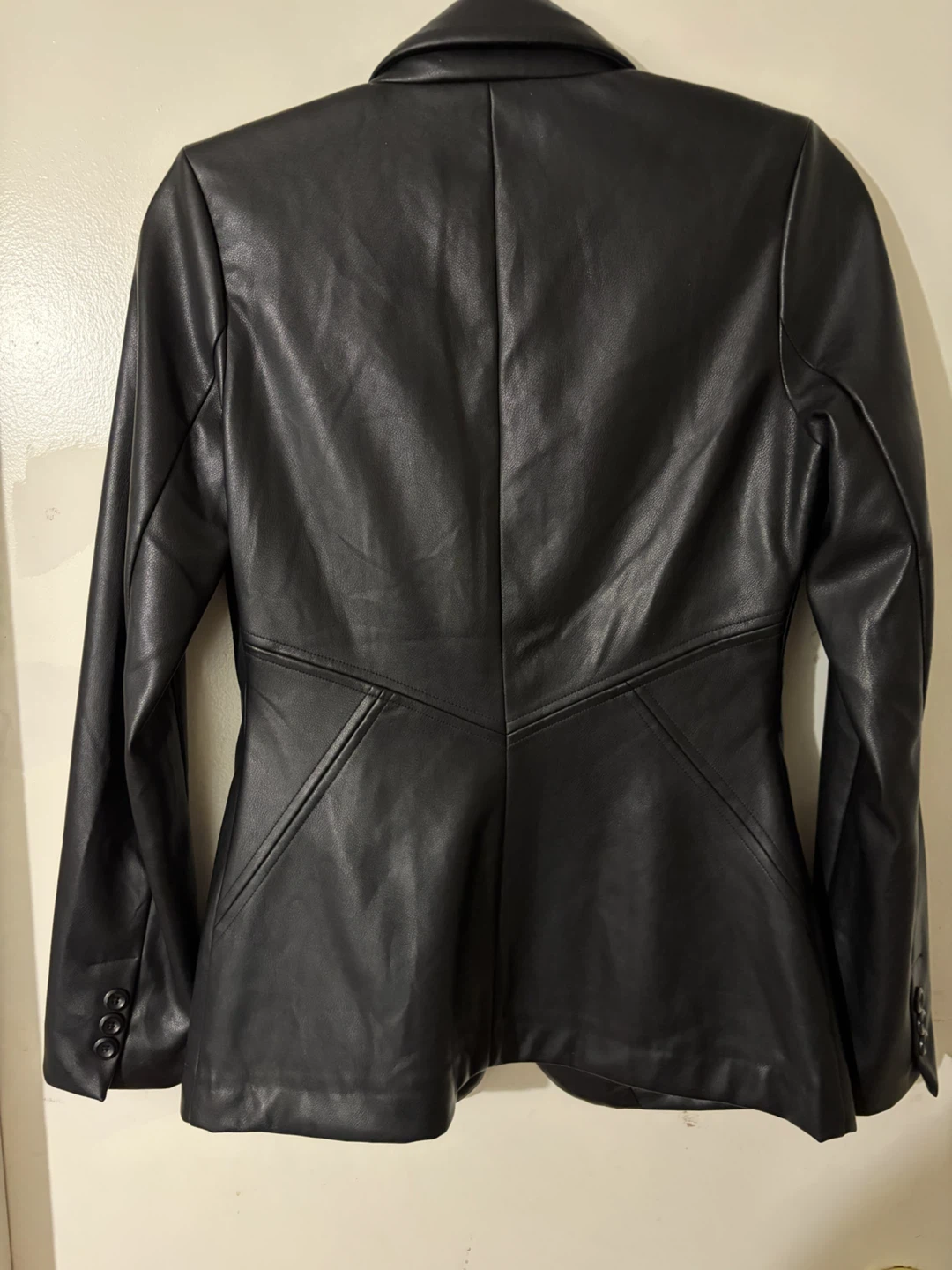 Women’s size XS Rickis black faux leather blazer - photo 4