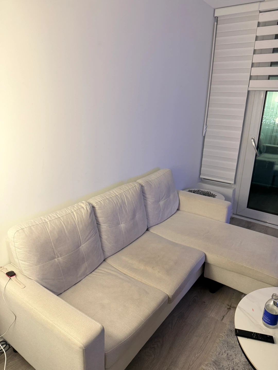 White Sectional Sofa, Pick up only📍Vaughan