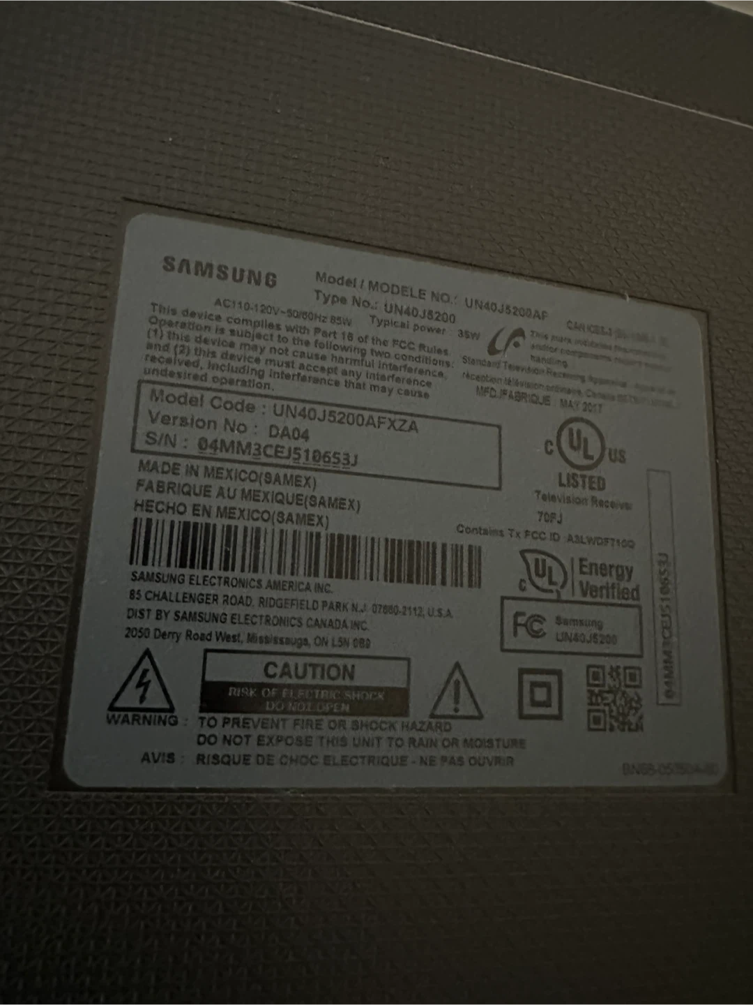 Samsung 40" UN40J5200AF Smart LED TV - photo 5