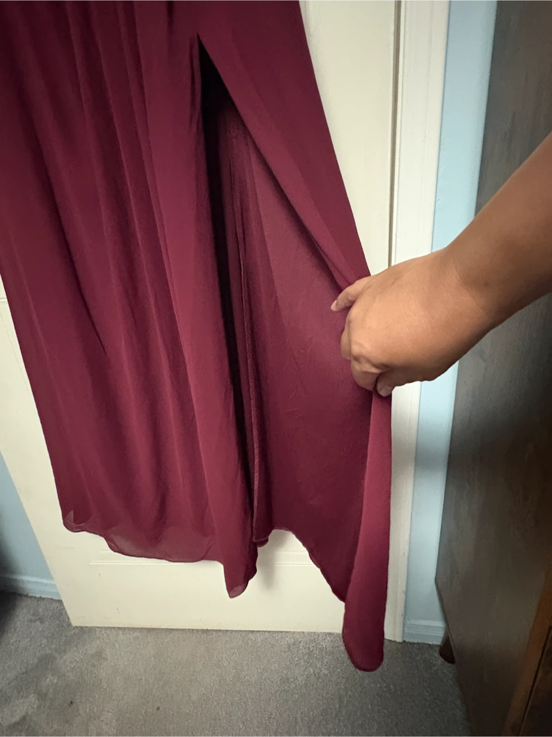 Davids Bridal Halter Sheath Dress Size 16 - photo 3
