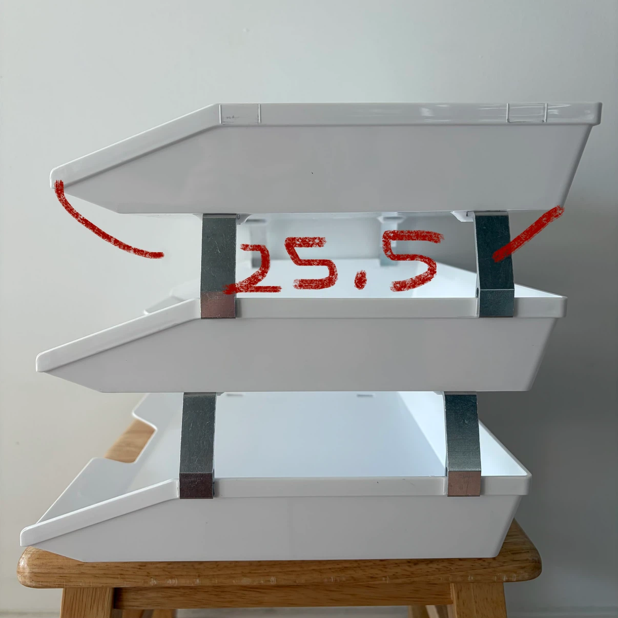 Stackable letter trays - photo 2