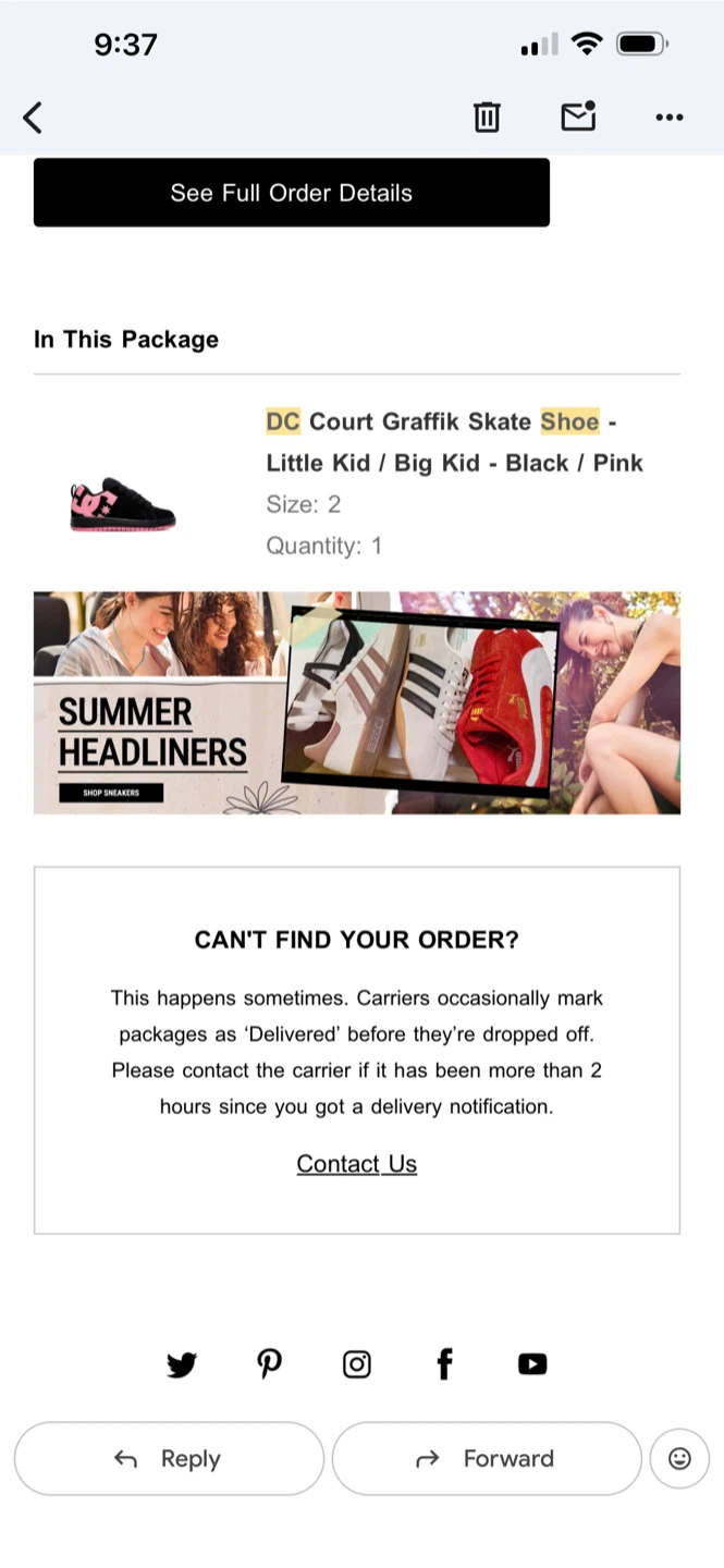 DC Court Graffik Little Kid/Big Kid Skate Shoes - Black/Pink - photo 5
