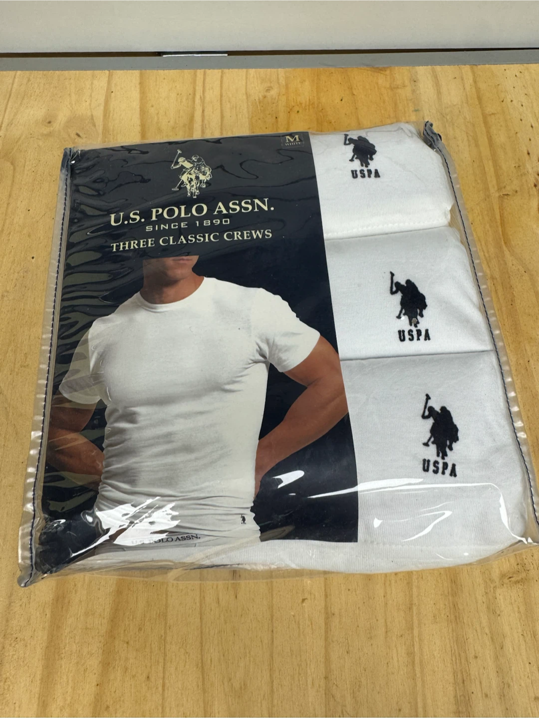 U.S. Polo Assn. Men's Classic Crew Neck T-Shirts (3-Pack)