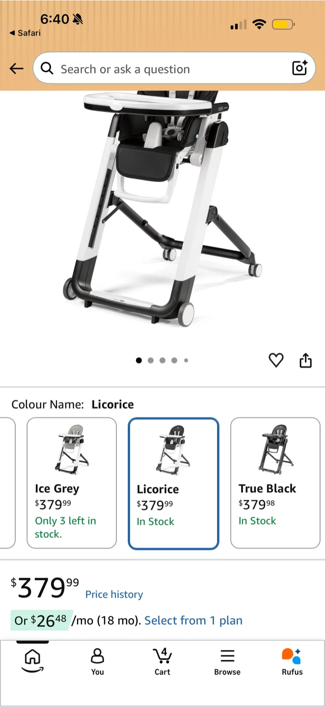 Peg Perego Siesta High Chair - photo 5