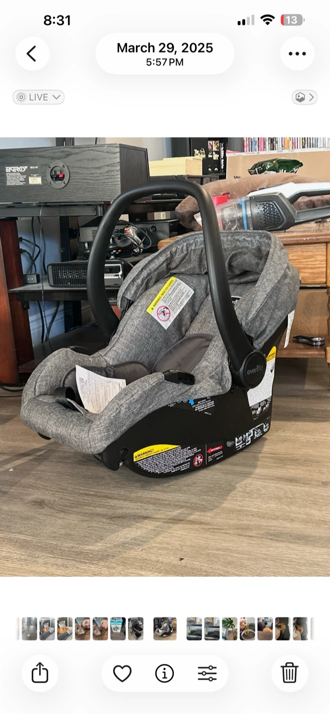 Evenflo infant car seat and stroller combo - photo 2