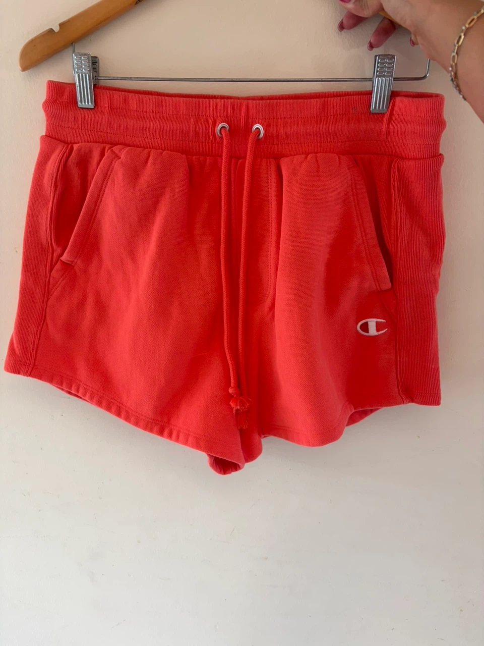 Champion Reverse Weave Coral Sweat Shorts