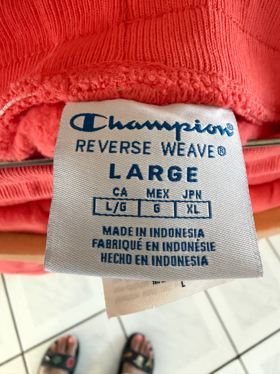 Champion Reverse Weave Coral Sweat Shorts - photo 3