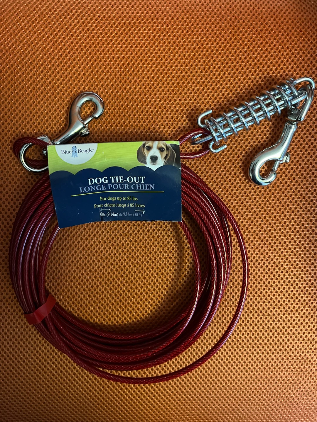 Blue Beagle 30ft Dog Tie-Out Cable