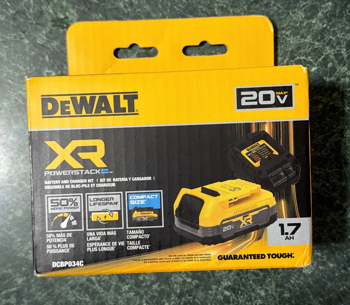 DEWALT XR POWERSTACK Battery and Charger Kit