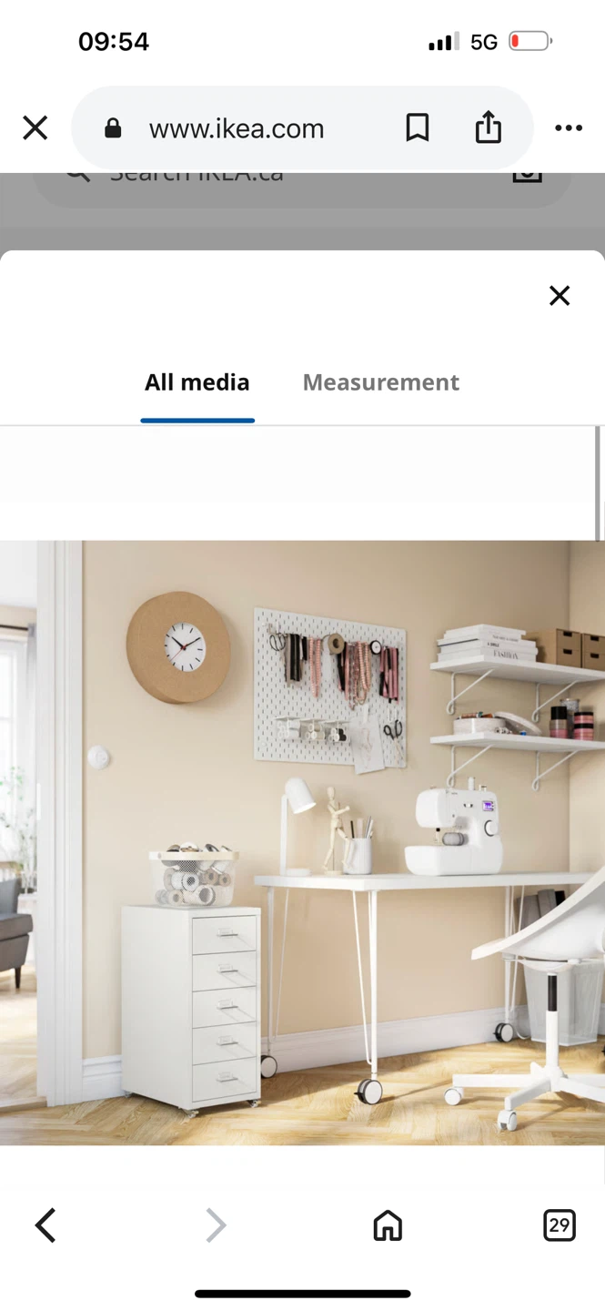 IKEA HELMER 5-Drawer Unit on Wheels - like 🆕 - photo 5