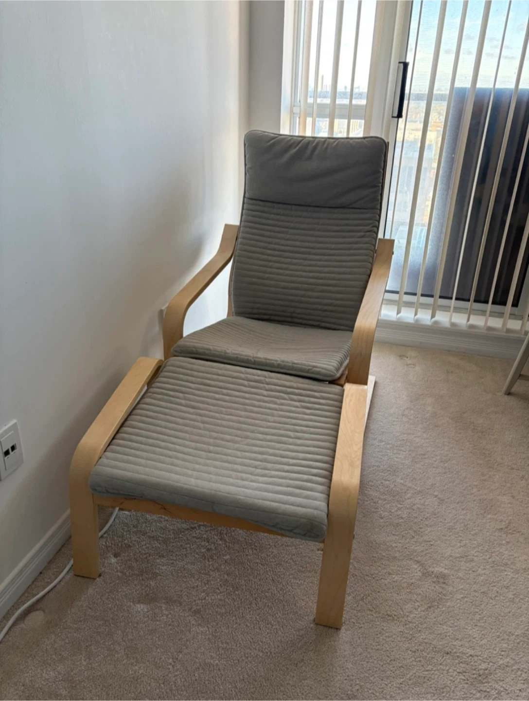IKEA POÄNG Armchair and Footstool - photo 2