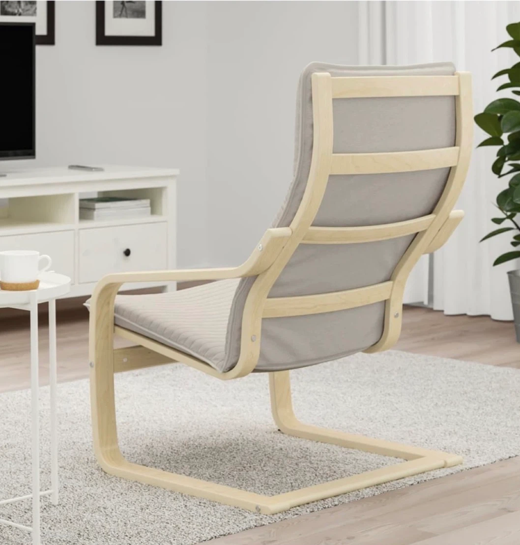 IKEA POÄNG Armchair and Footstool - photo 3