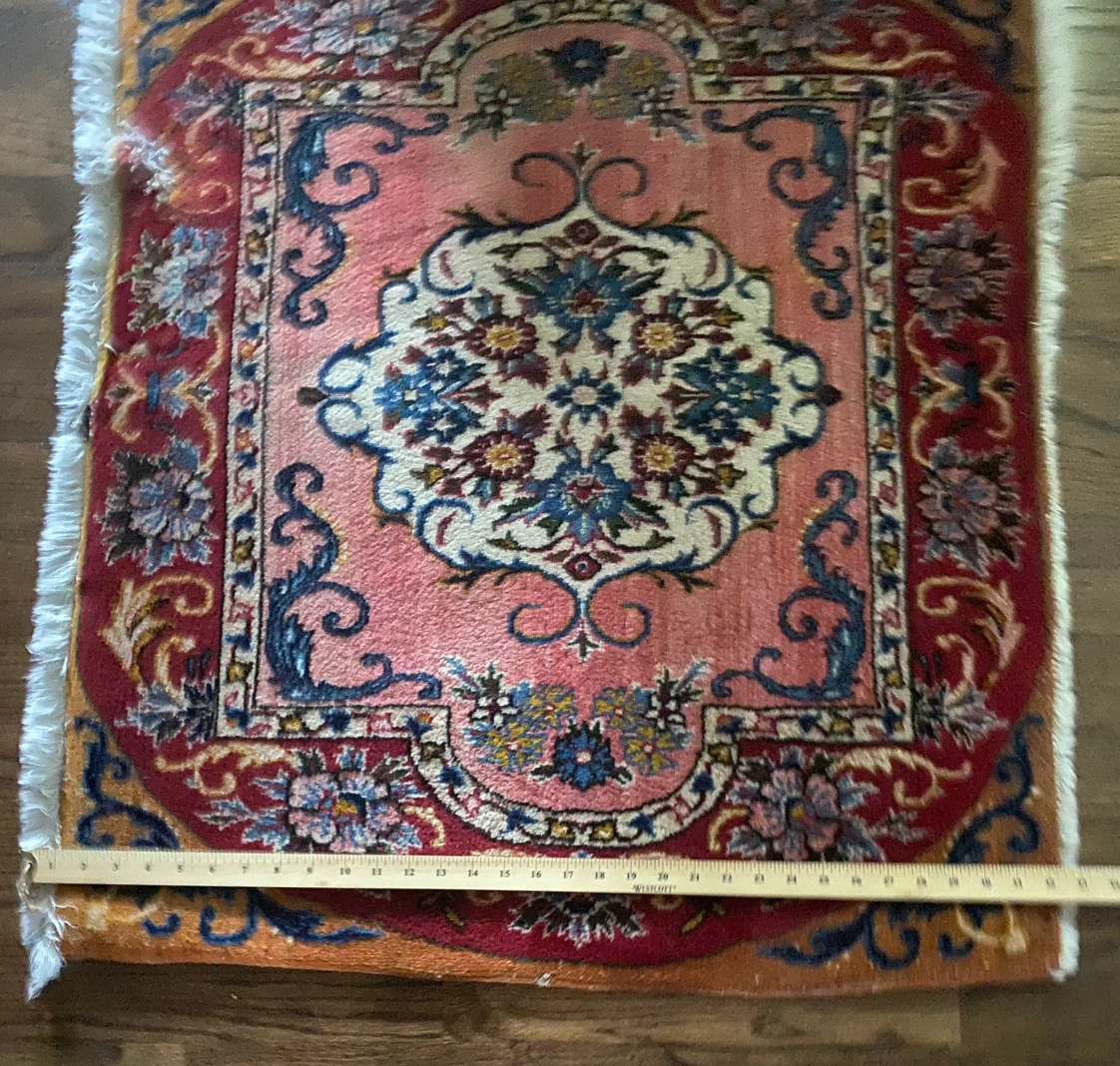 Handmade Persian Kashan Rug 36”x 32” - photo 3