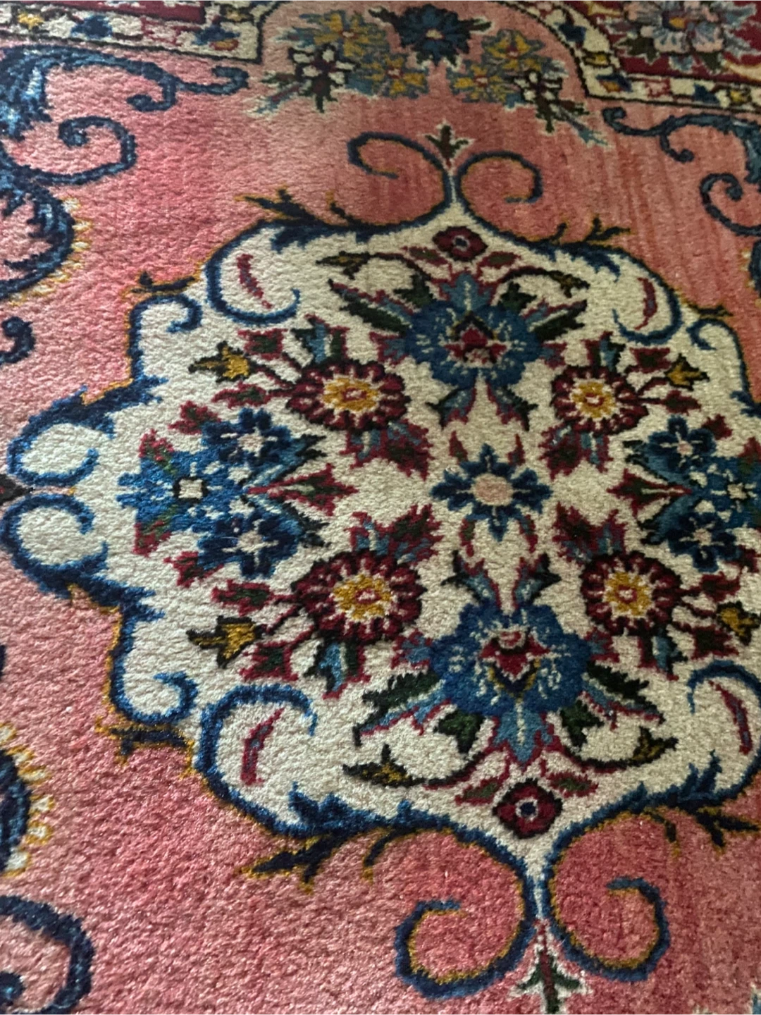 Handmade Persian Kashan Rug 36”x 32” - photo 4
