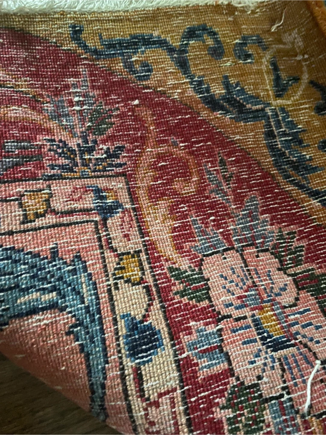 Handmade Persian Kashan Rug 36”x 32” - photo 5