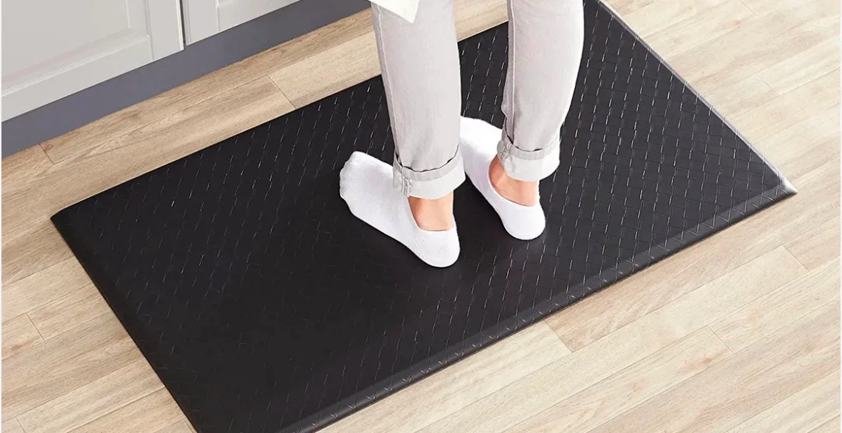 Black Anti-Fatigue Kitchen Mat 2x5 ft - photo 3