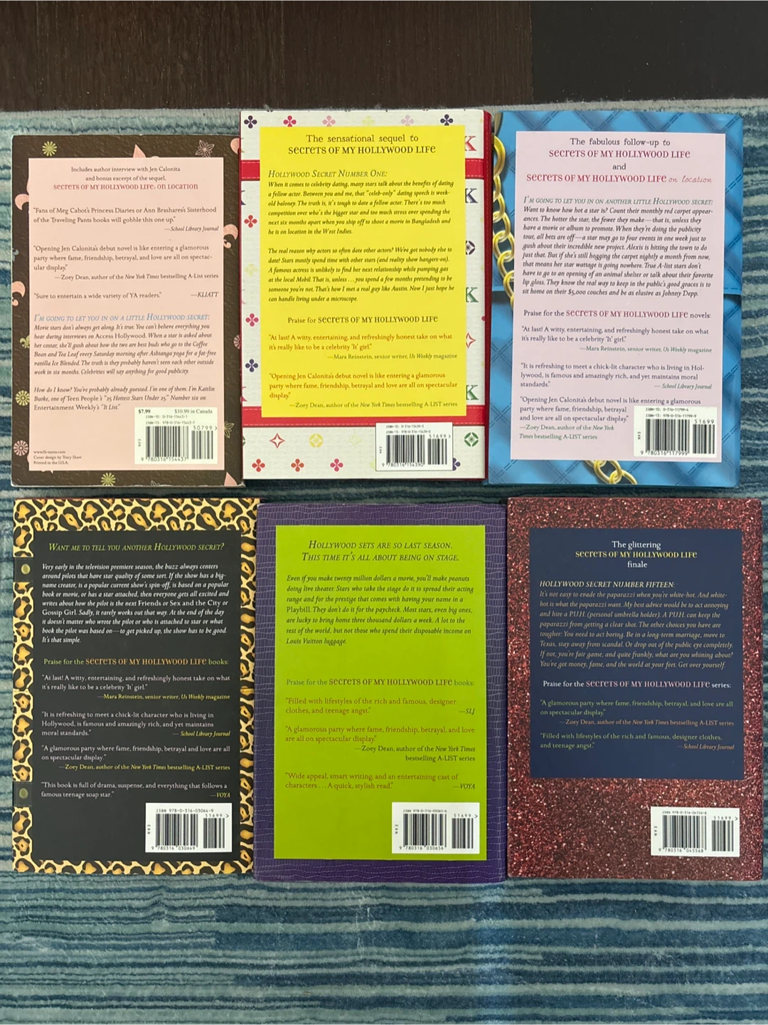 Secrets of My Hollywood Life Book Series by Jen Calonita - photo 2