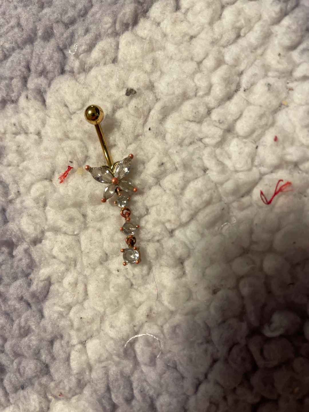 Butterfly Belly Button Ring - photo 2