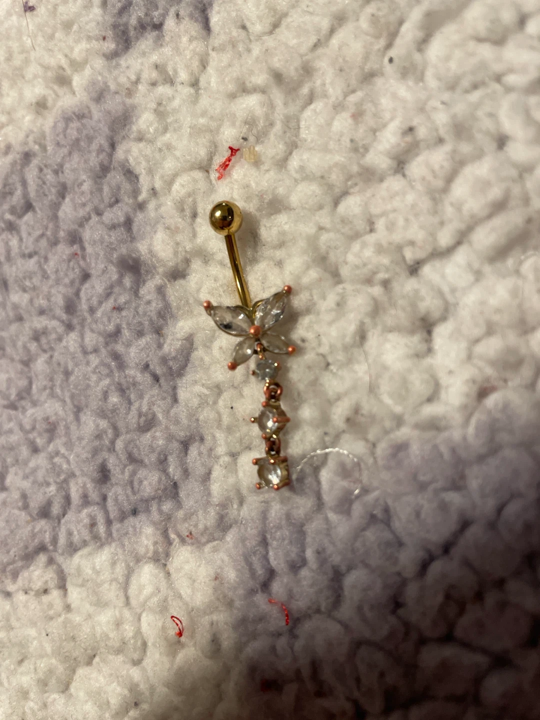 Butterfly Belly Button Ring - photo 3