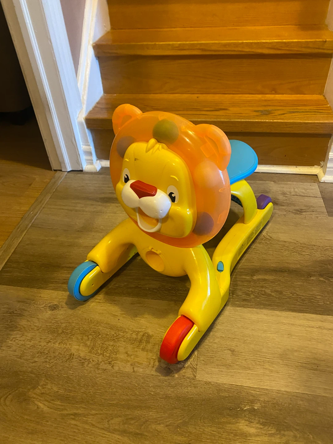 Bright starts lion ride on toy