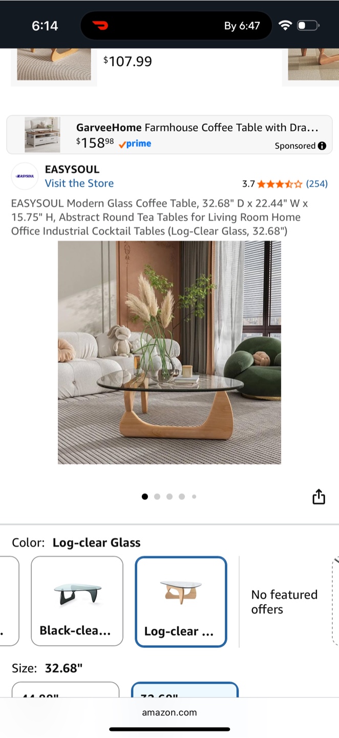 BRAND NEW Modern Coffee Table