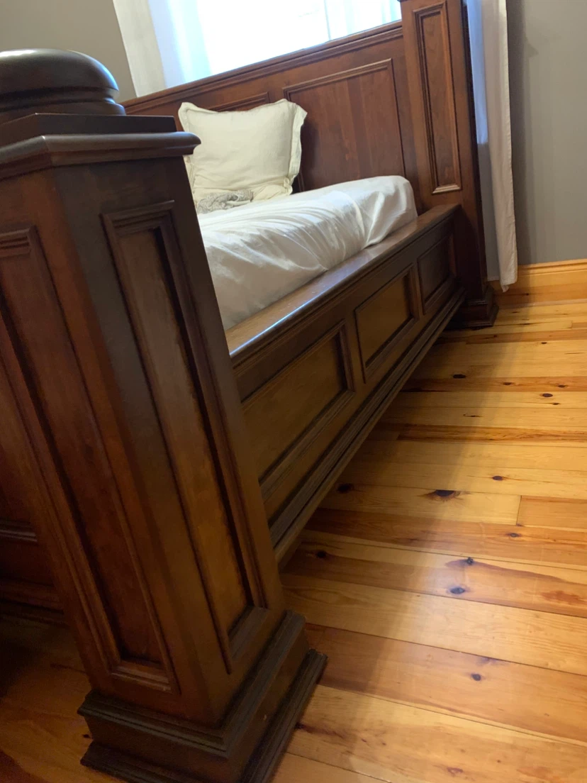 Custom built King size bed frame