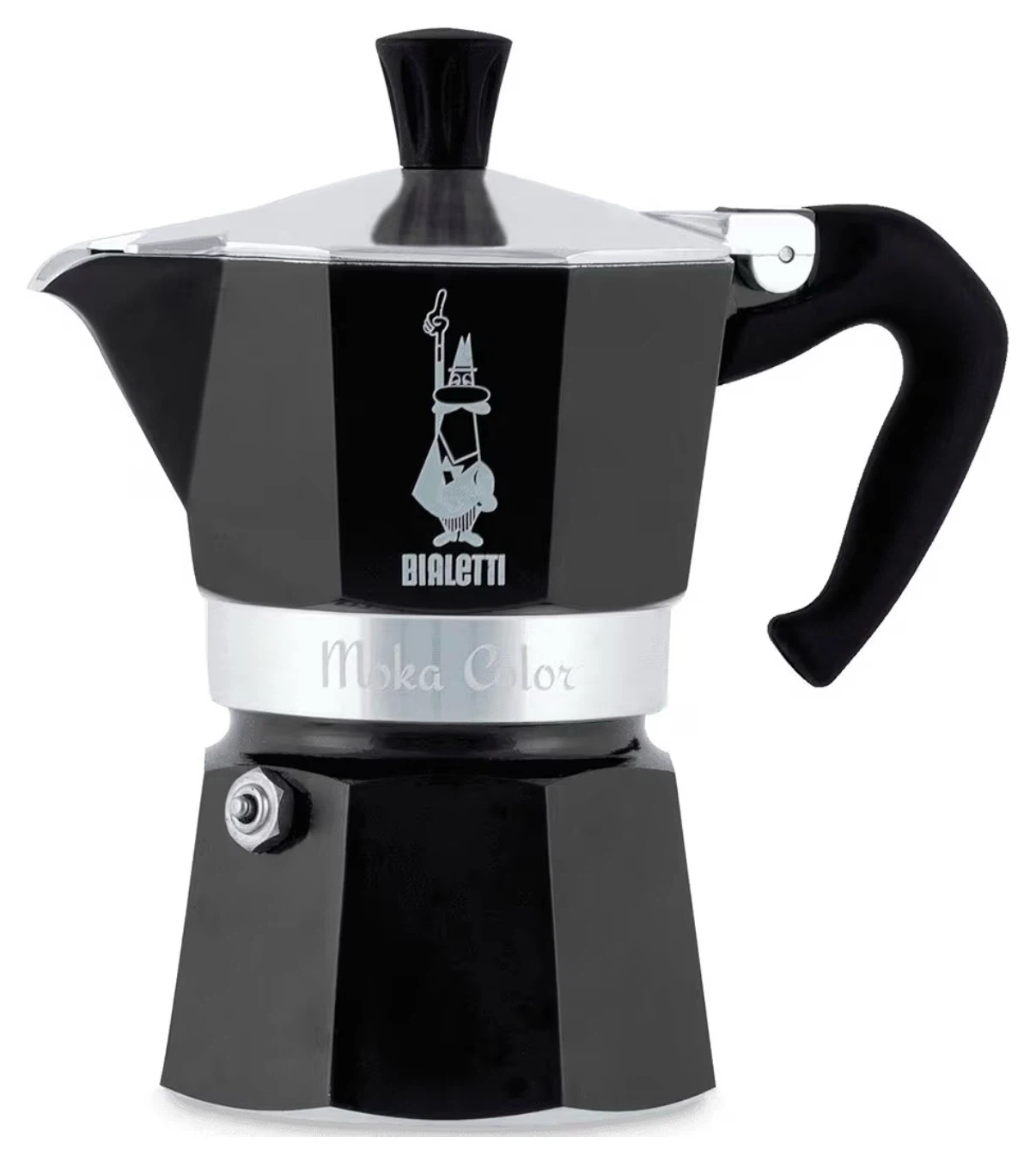 Bialetti Moka Color Espresso Maker and induction adapter plate