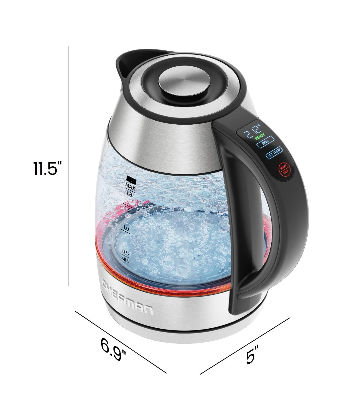 Chefman Electric Glass Kettle