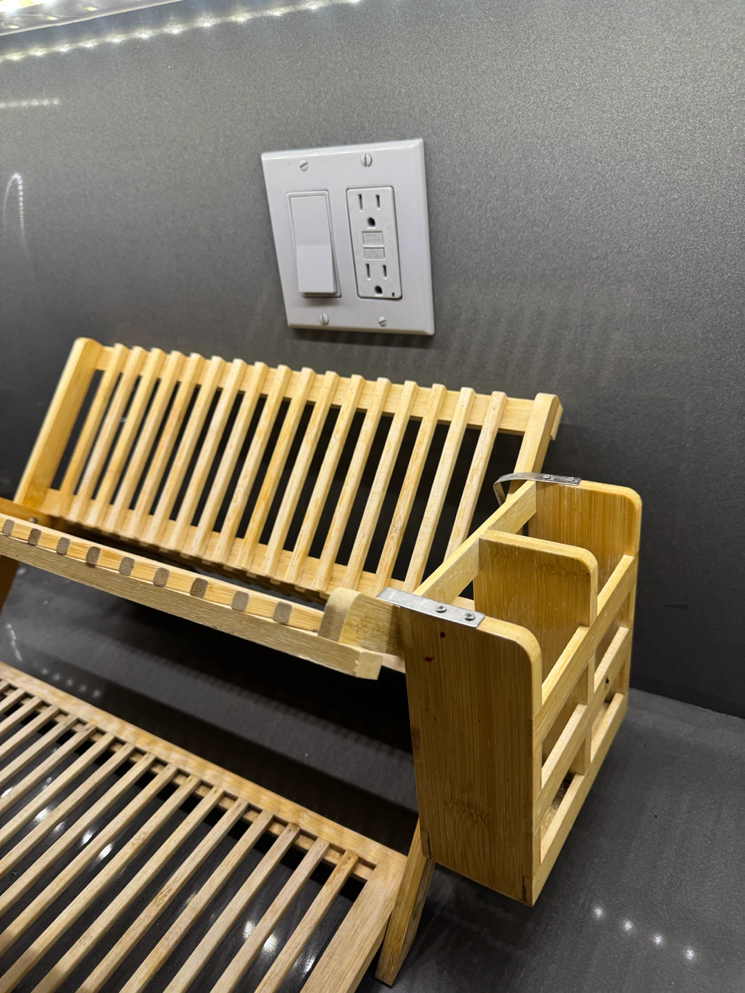 Bamboo 2-Tier Dish Rack - photo 5