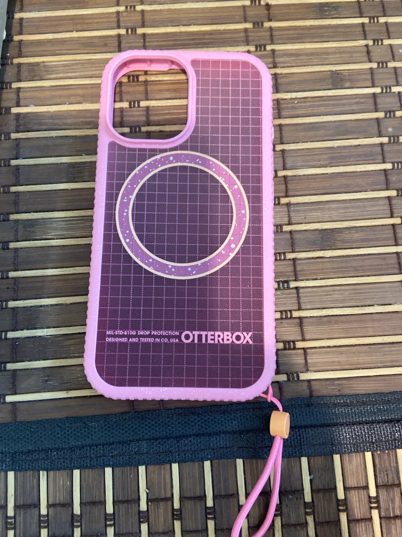 OtterBox Pink Grid Case with Strap