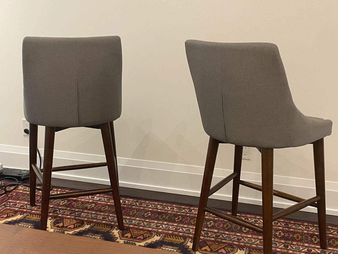 Bar stools- mint condition - photo 2