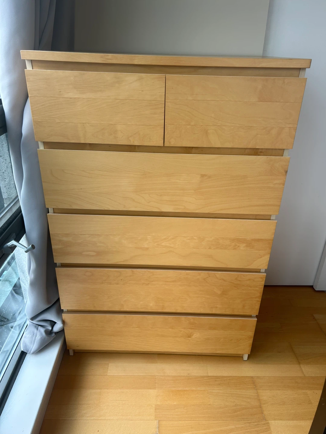 IKEA MALM 6 Drawer Dresser - photo 2